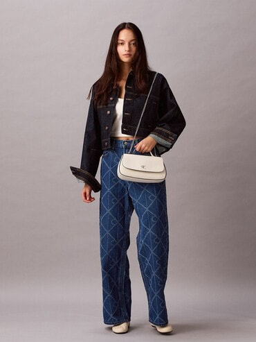 新品未使用 カルバンクラインジーンズ ショルダーバッグ チェーン フラップ Calvin Klein（カルバン・クライン）の「フラップチェーン