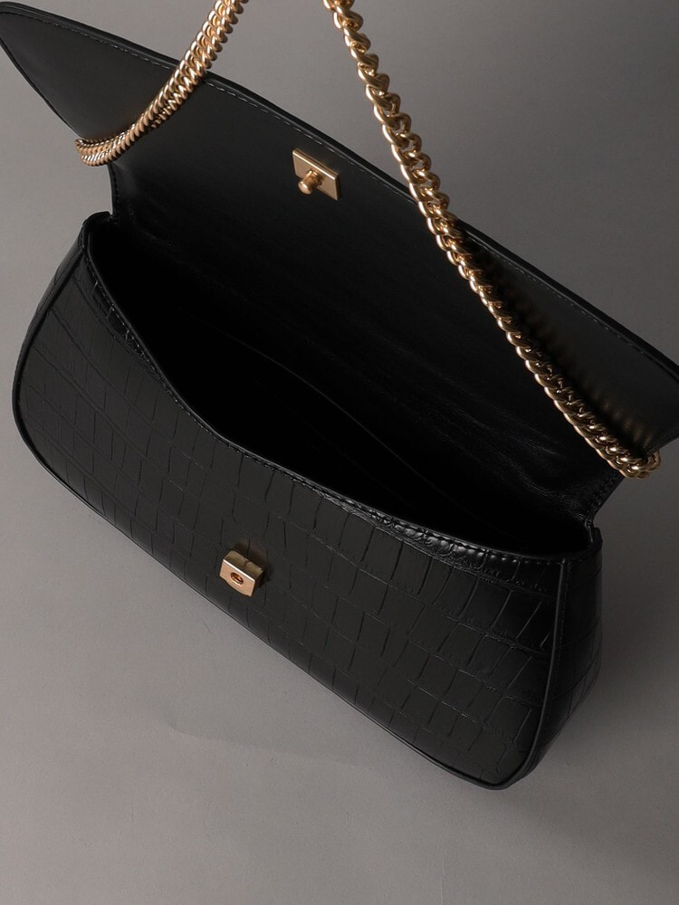 【新品】CK ロゴ カルバンクライン チェーン クロスボディバッグ ブラック Amazon | (カルバンクライン) CALVIN KLEIN スモールフラップ