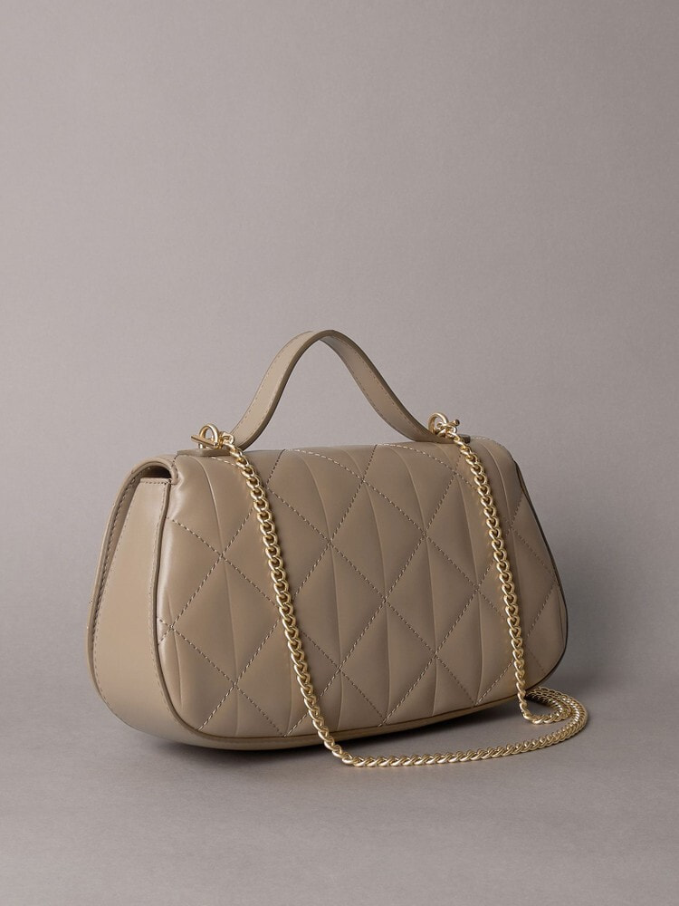 クロスボディバッグ - キルティングトップハンドルバッグ | カルバン