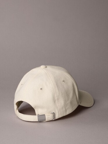 キャップ - モノグラムエンボスキャンバスベースボールキャップ