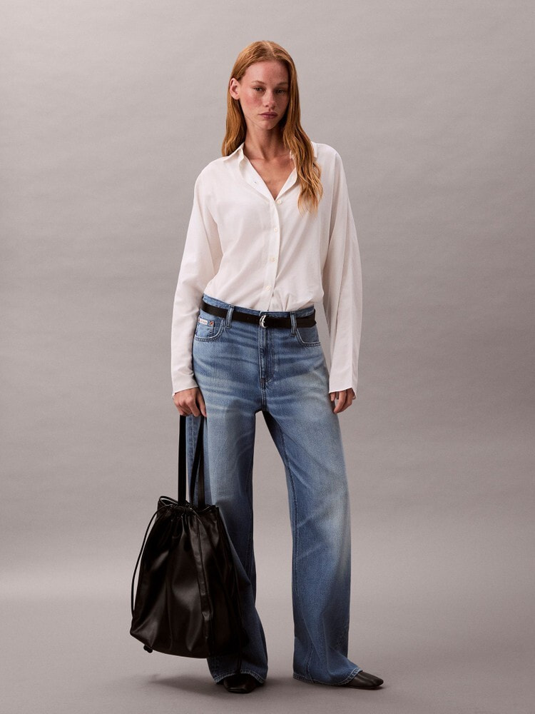 【 】CK Jeans◆メタルロゴフラップバッグ◆送料無料 CALVIN KLEIN】正規品☆CK Jeans☆メタルロゴフラップバッグ☆