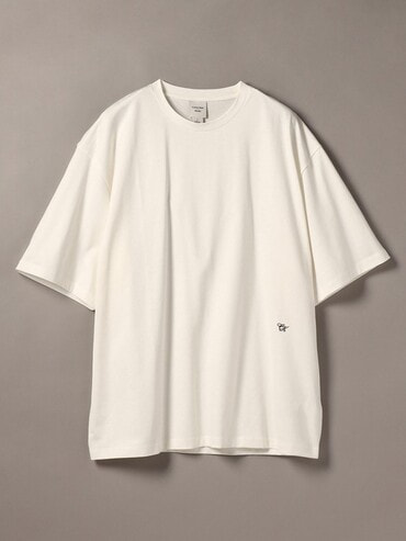 Tシャツ - リラックスコットンシルクショートスリーブTシャツ