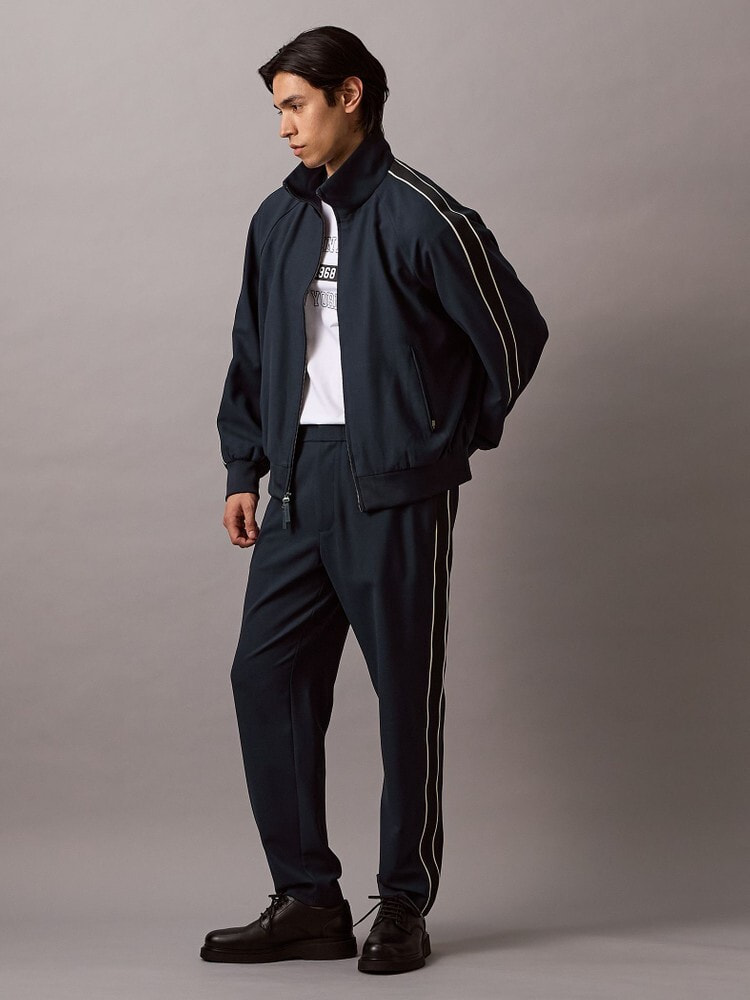 【一度だけ着用】トラックパンツ(ブラックLサイズ)平本選手着用定価28,000円 トラックパンツ ブラック ｜アパレル,パンツ｜meister kobe