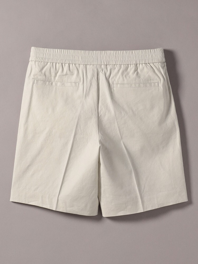セザンヌ リヨセル＆麻混紡 ハイウエスト ショートパンツ セール】ハイウエストショートパンツ（その他パンツ