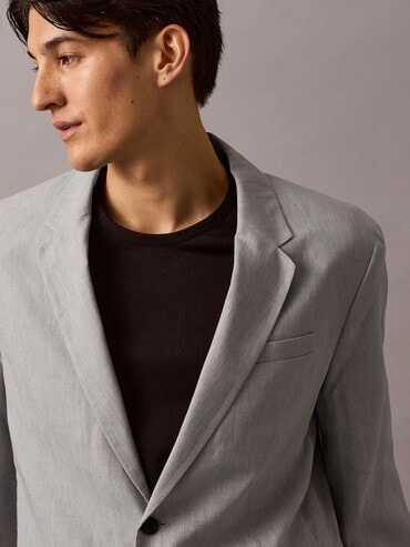 ブレザー - リネンブレンドクラシックブレザー | カルバン・クライン