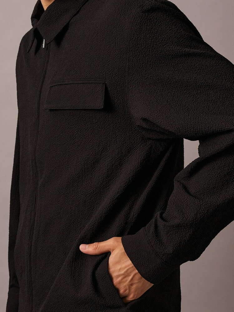 ジャケット - シアサッカーシャツジャケット | カルバン・クライン