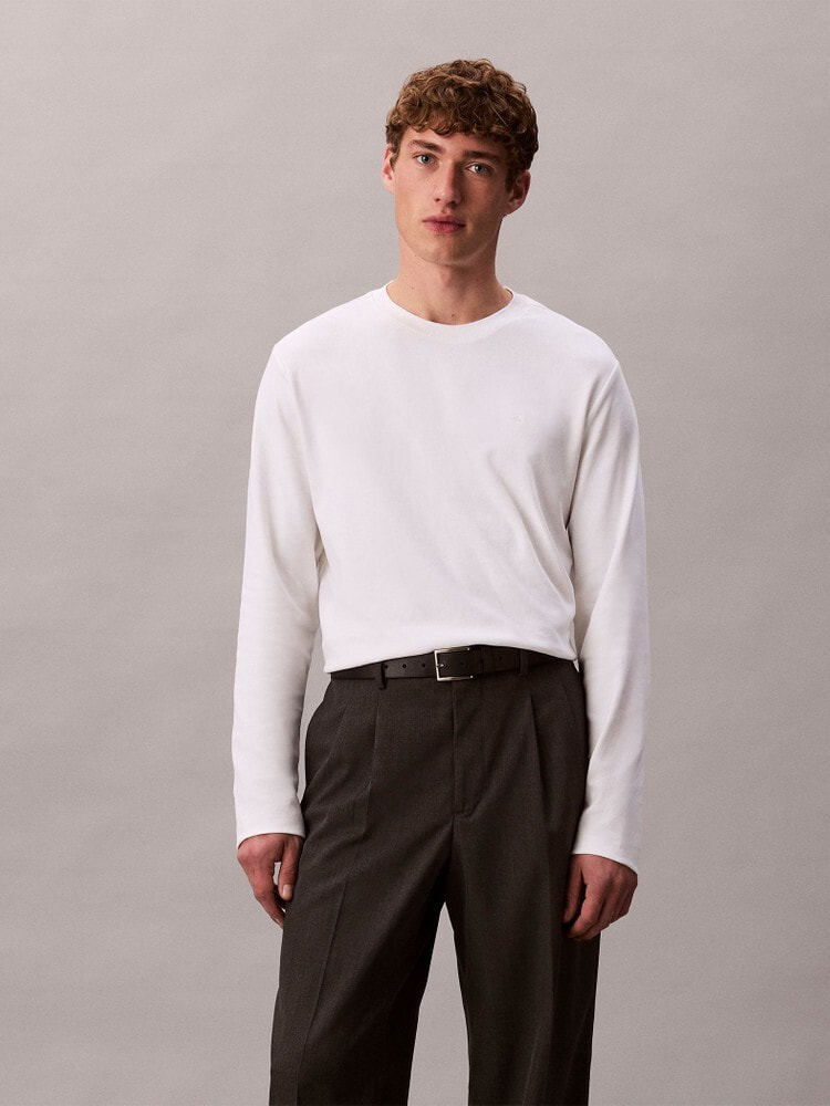長袖Tシャツ - ロングスリーブインターロックコットンクルーネックTシャツ 13