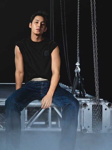 Tシャツ - エンブレムジャージーショートスリーブTシャツ[MINGYU