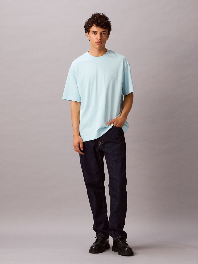 Tシャツ - エンブレムジャージーショートスリーブTシャツ[MINGYU