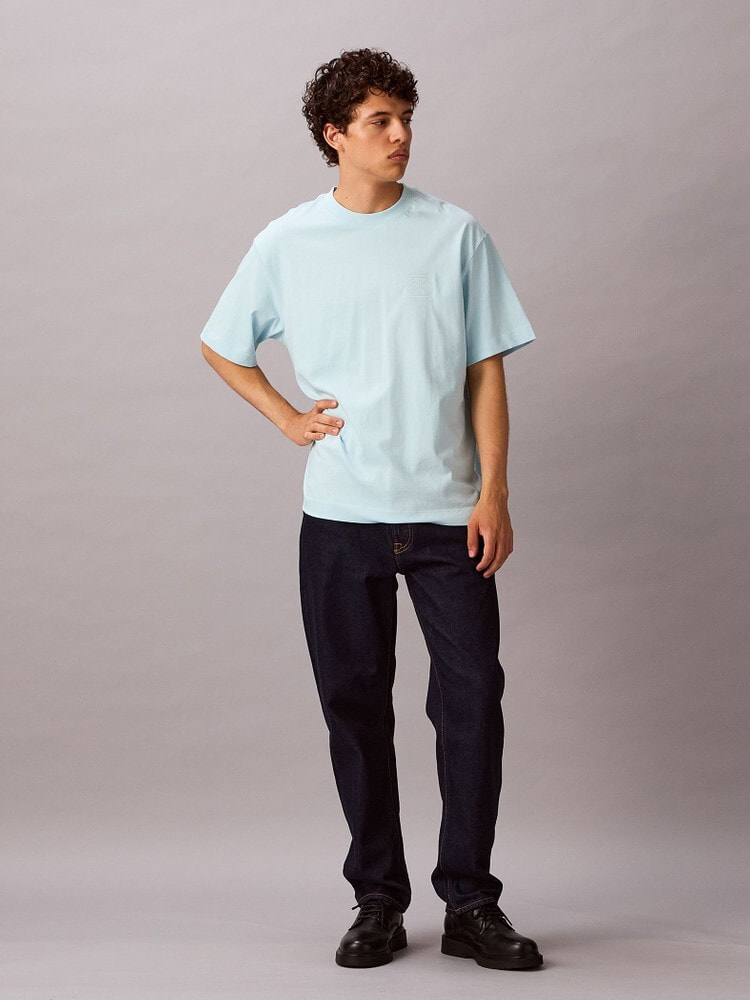 Tシャツ - エンブレムジャージーショートスリーブTシャツ[MINGYU