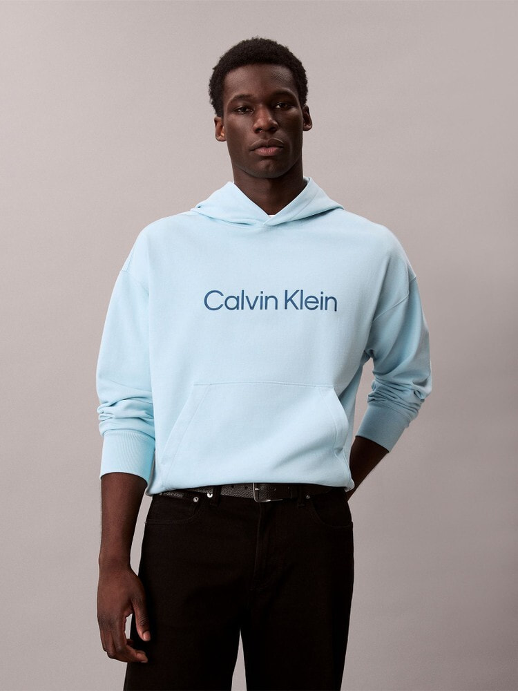 新品タグ付き　カルバンクライン　スウェット　ショート丈　グレー　ハーフジップ ハーフジップ Calvin Klein(カルバンクライン) スウェット