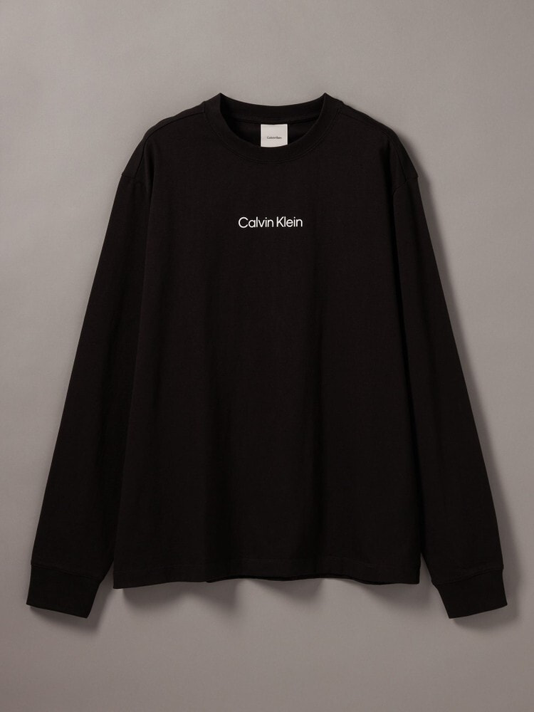 長袖Tシャツ - ロングスリーブリラックススタンダードロゴクルーネック