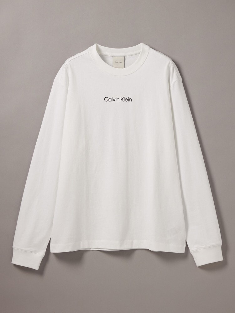 長袖Tシャツ - ロングスリーブリラックススタンダードロゴクルーネック