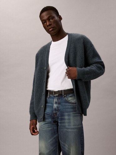 【kiyknows】 アルパカ ニットカーディガン 中古・古着通販】kiyknows (キイノウズ) アルパカブレンドニット