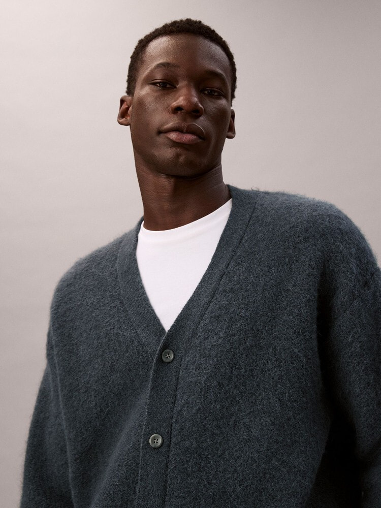   カルバンクラインニットカーデガン　メンズ　レディース 楽天市場】Calvin Klein カルバンクライン カーディガン REGULAR