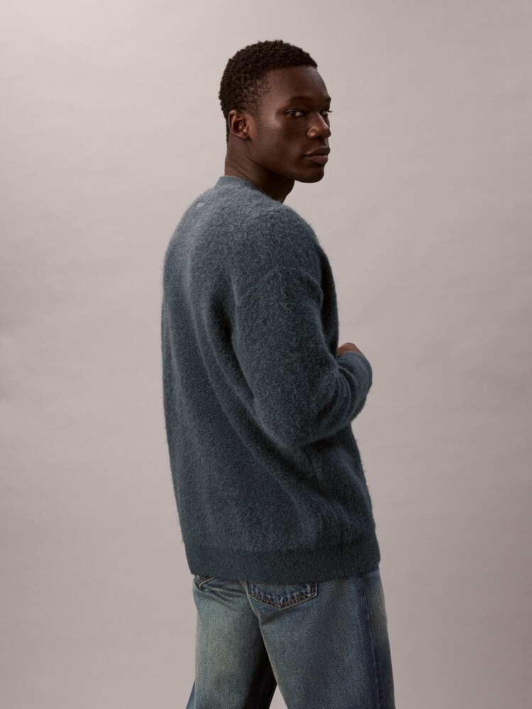 ニット ‐ アルパカブレンドVネックニットカーディガン | カルバン