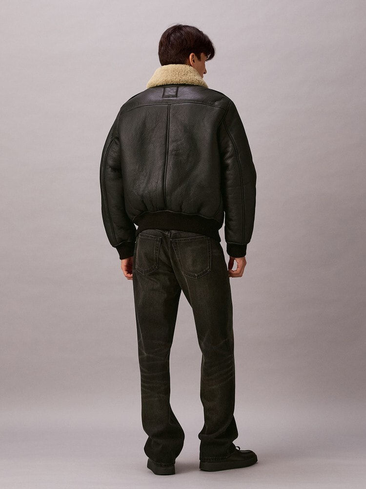 H3675◾️カルバンクライン　牛革　カウレザー　フルジップジャケット Y2K H3675◾️カルバンクライン 牛革 カウレザー フルジップジャケット Y2K