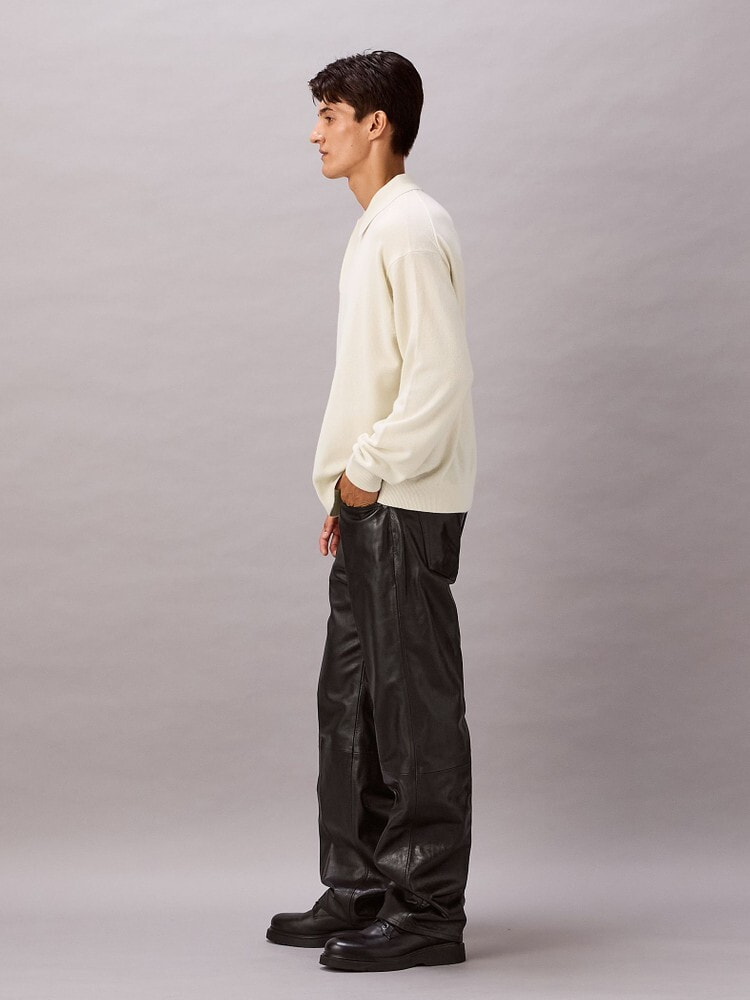 パンツ - 90sストレートレザーパンツ | カルバン・クライン 公式