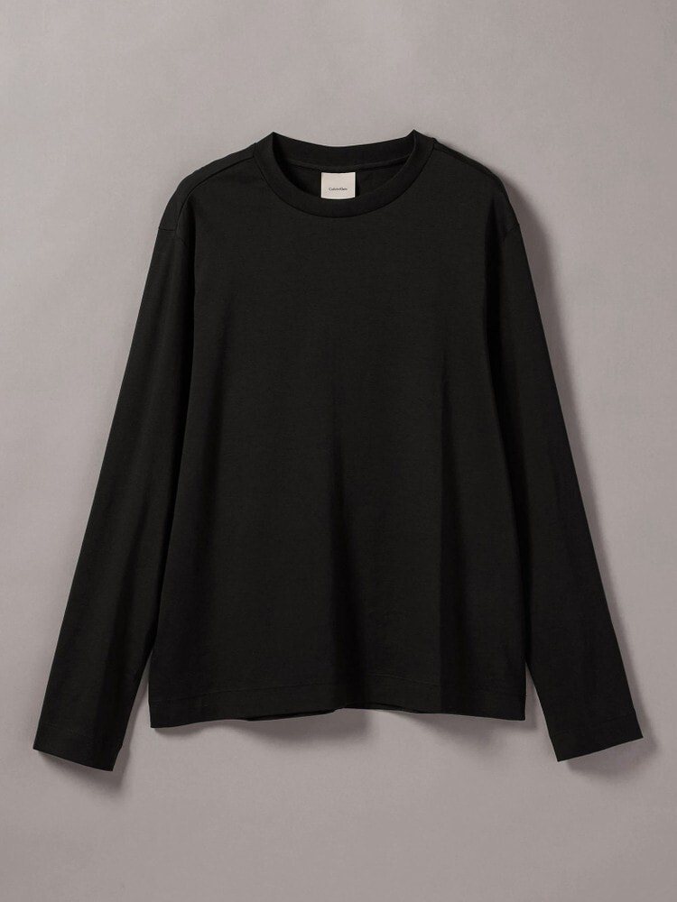 長袖Tシャツ - プレミアムインターロックコットンTシャツ | カルバン