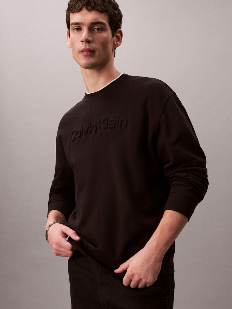 スウェット - グラフィックロゴクルーネックスウェットシャツ