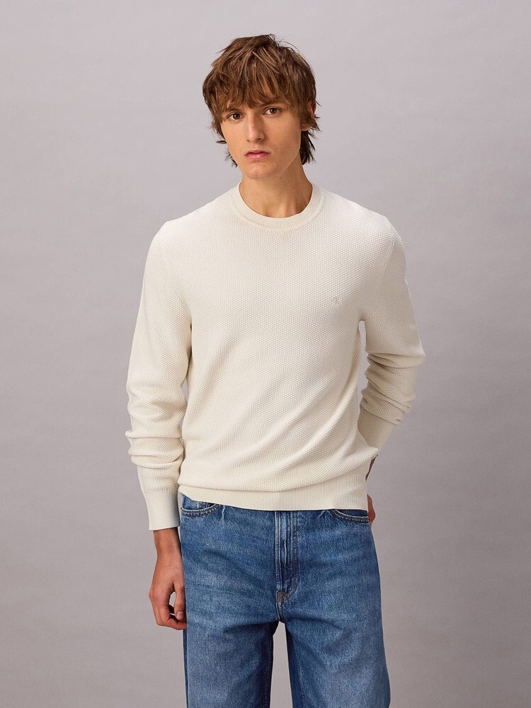 カルバンクライン サマーニット Calvin Klein】カルバンクライン メンズ サマーニット Mサイズ - メルカリ