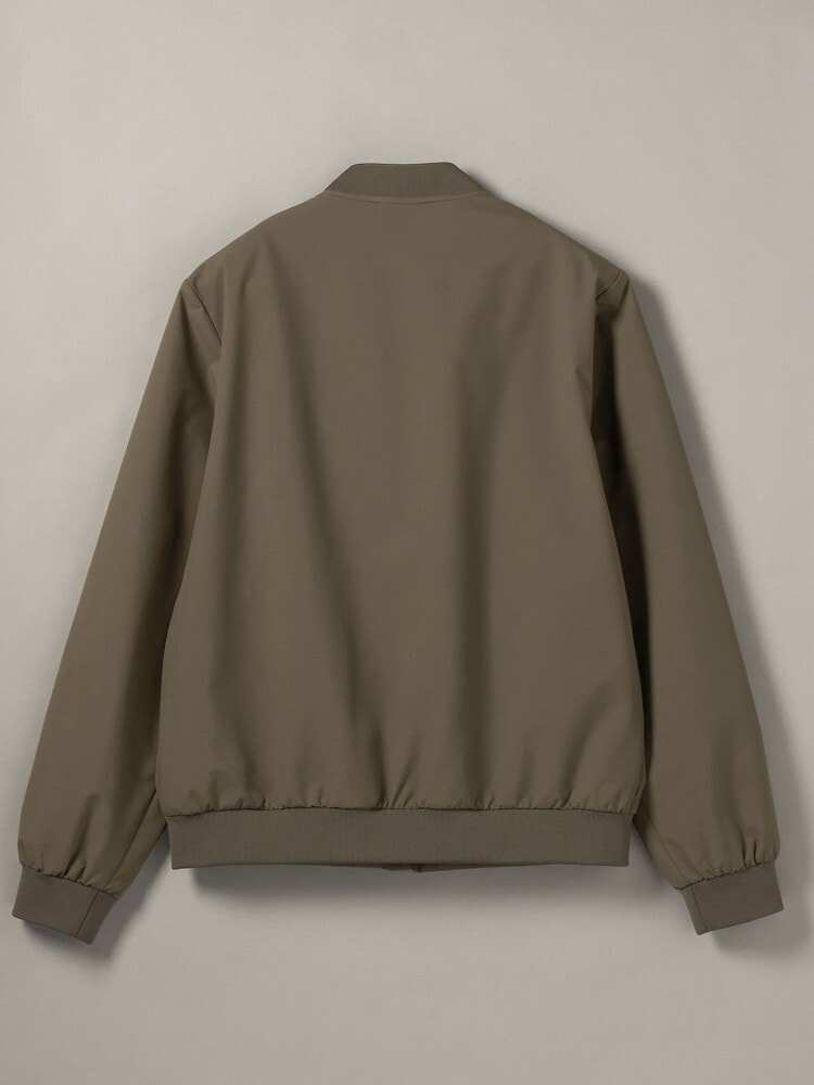 ジャケット - ロングスリーブソフトタッチボンバージャケット