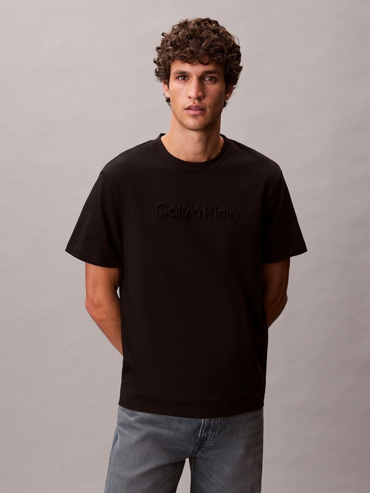 Tシャツ - ソリッドカラーロゴTシャツ