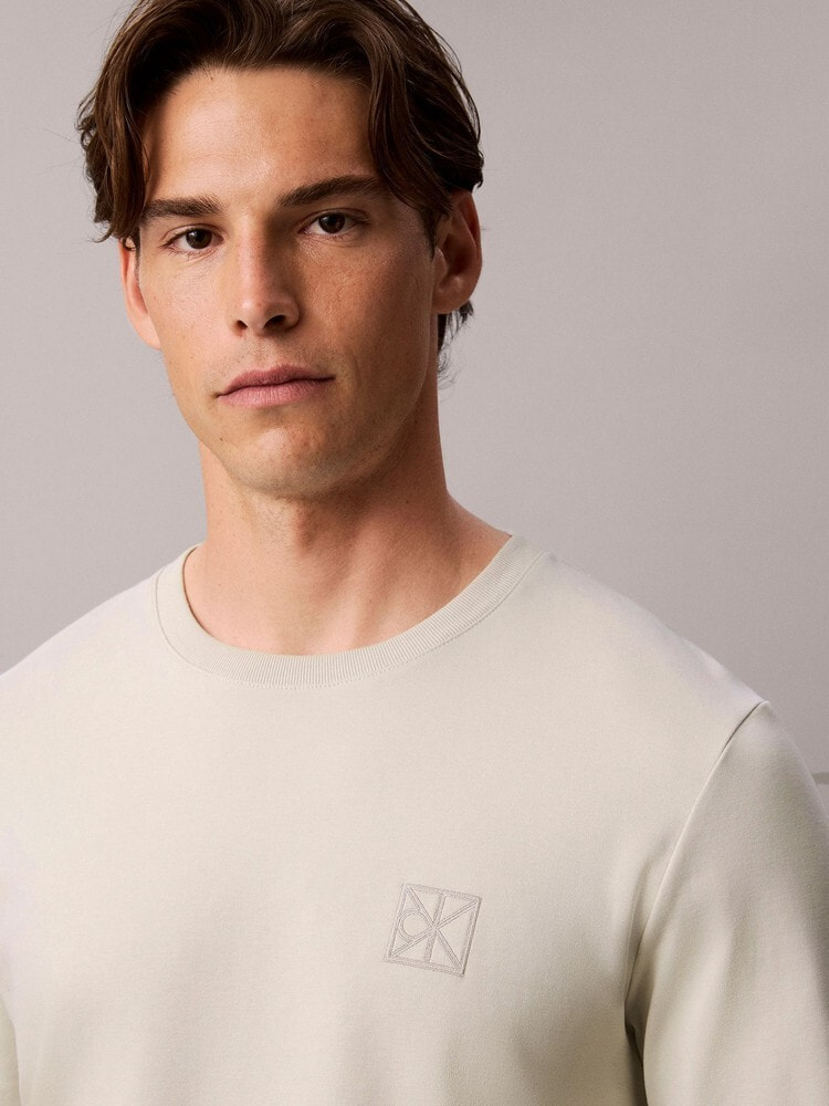 長袖Tシャツ - エンブレムモノグラムクルーネックロングスリーブカットソー 2