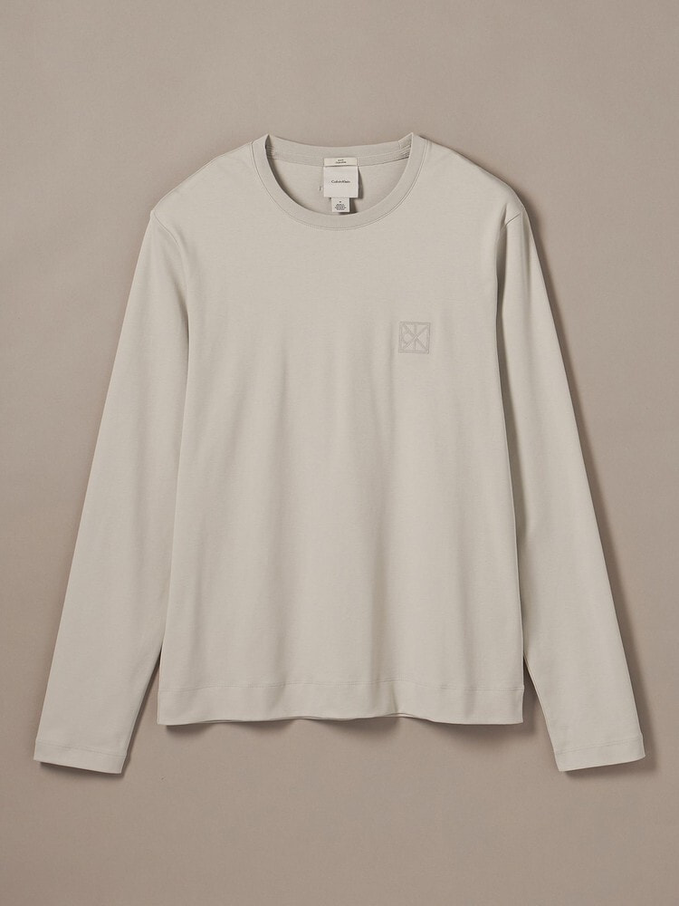 長袖Tシャツ - エンブレムモノグラムクルーネックロングスリーブカットソー 6
