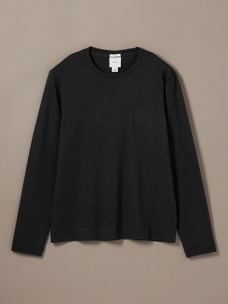 長袖Tシャツ - エンブレムモノグラムクルーネックロングスリーブカットソー 20