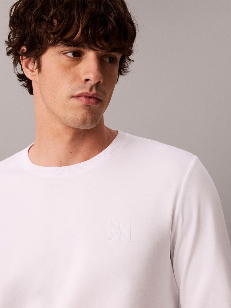 長袖Tシャツ - エンブレムモノグラムクルーネックロングスリーブカットソー 12