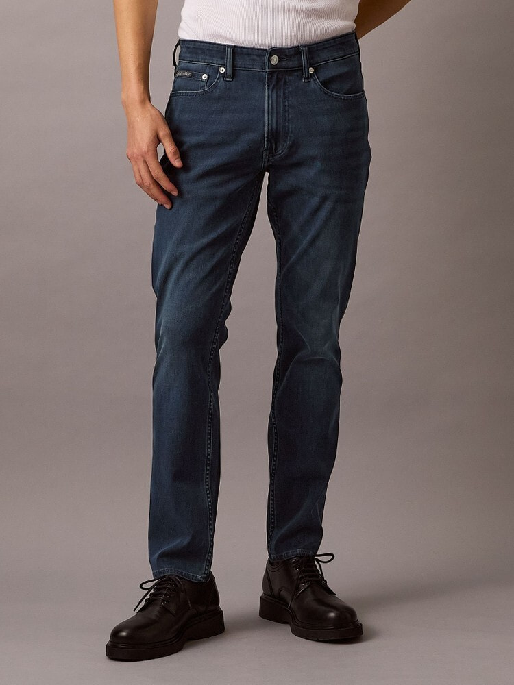 カルバンクライン  Jeans Slim]ジーンズ(デニムパンツ) - スリムブラックジーンズ