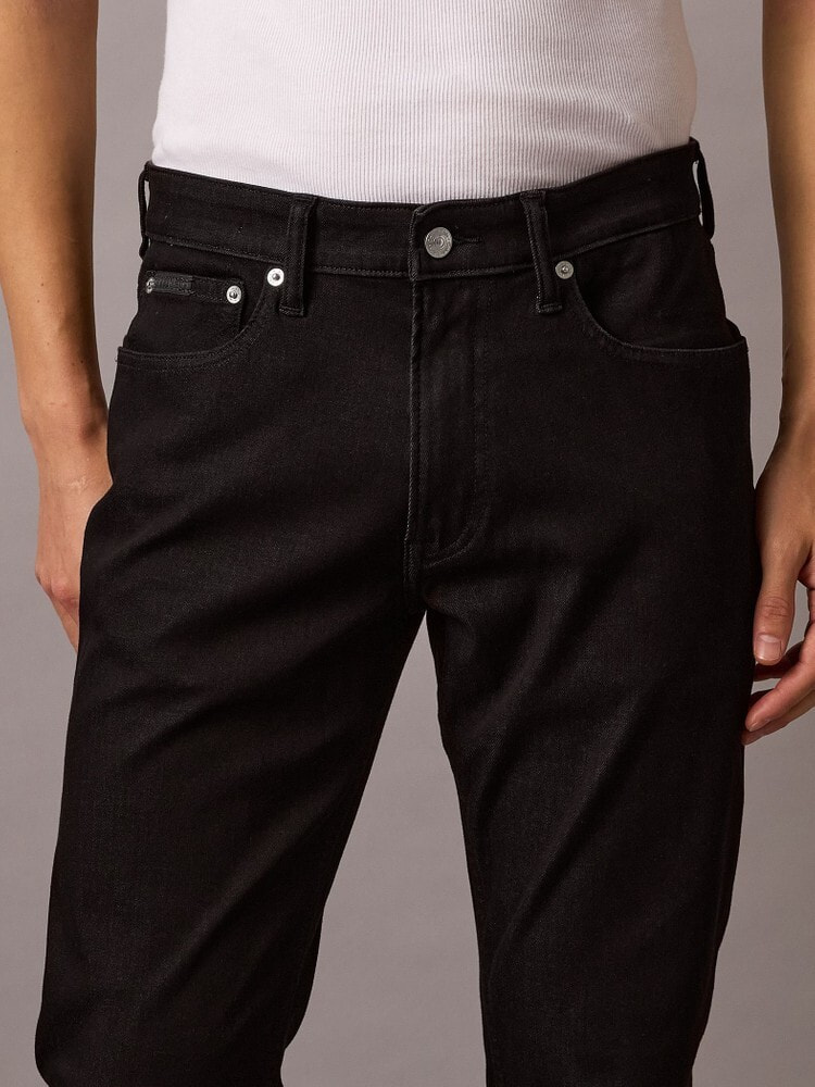 【 】CK Jeans スリムブラックジーンズ◆送料無料◆ Calvin Klein Jeans ローライズ ジーンズ | ブラック | FARFETCH JP