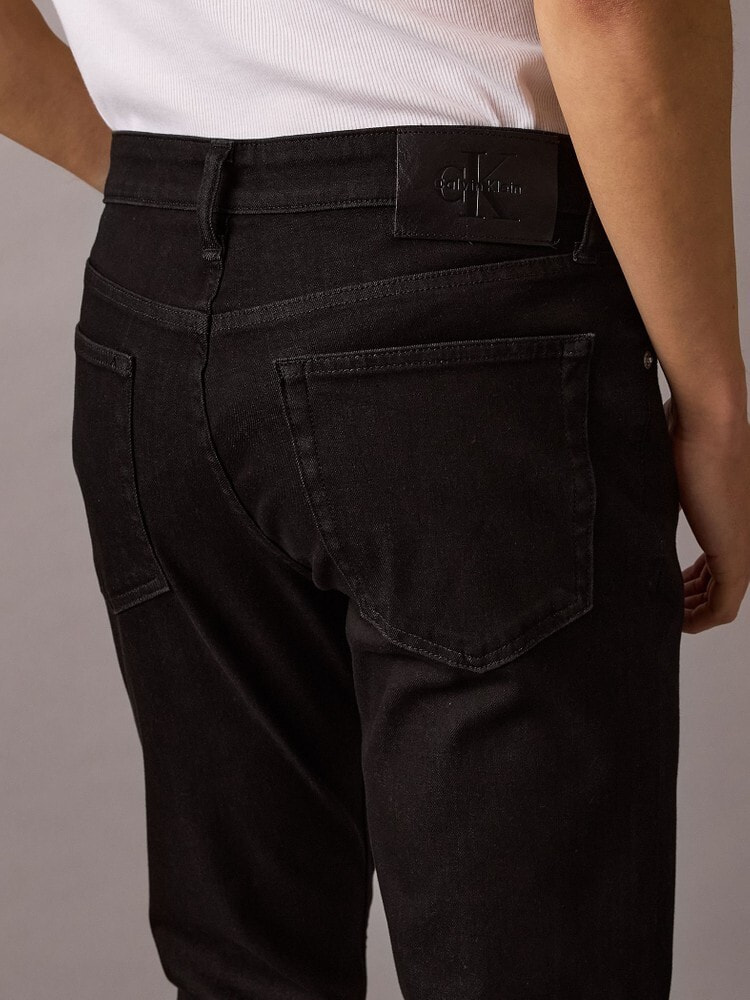 Slim]ジーンズ(デニムパンツ) - スリムシルエットブラックジーンズ