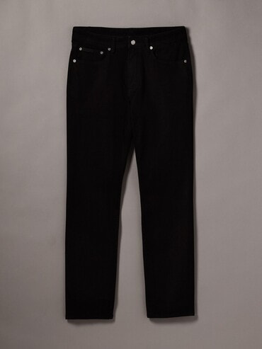 Slim]ジーンズ(デニムパンツ) - スリムシルエットブラックジーンズ