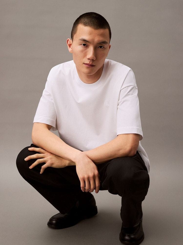 Tシャツ - オーバーサイズエンボスショートスリーブTシャツ 4