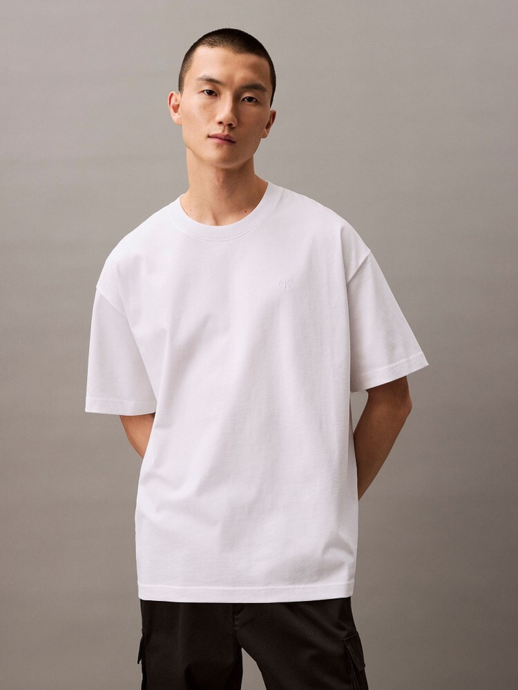 Tシャツ - オーバーサイズエンボスショートスリーブTシャツ | カルバン