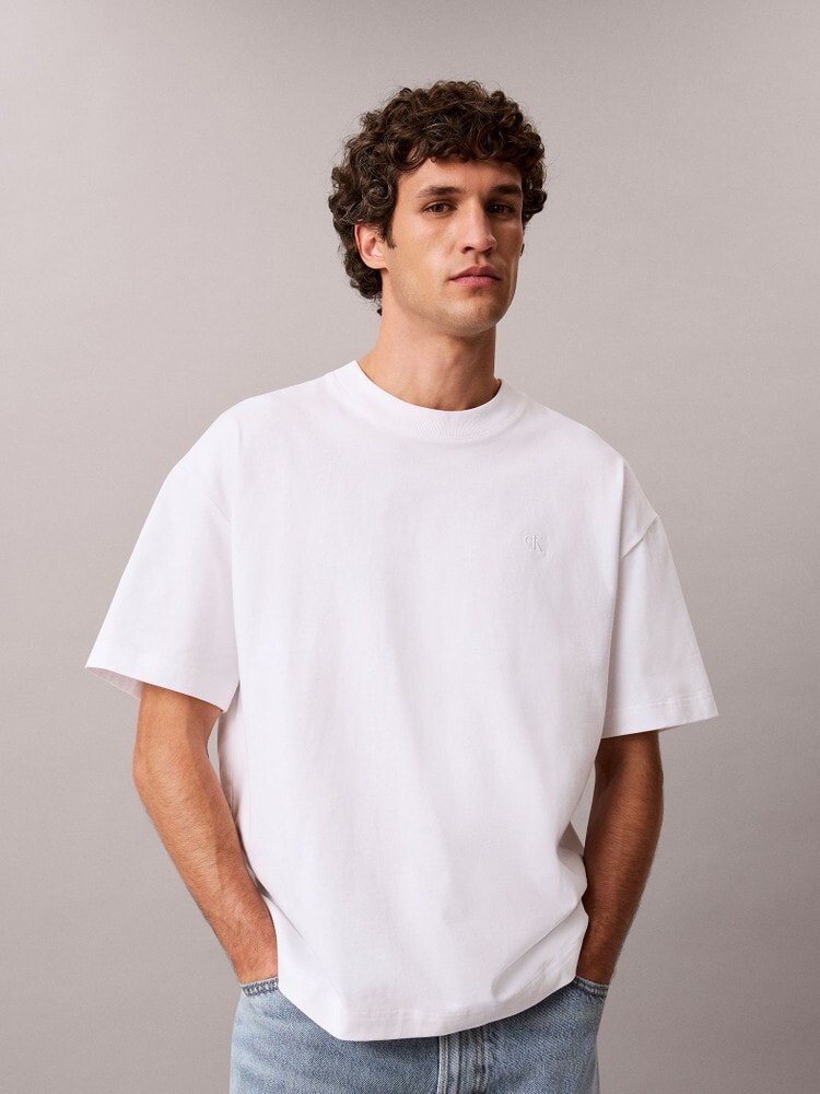 Tシャツ - オーバーサイズエンボスショートスリーブTシャツ | カルバン