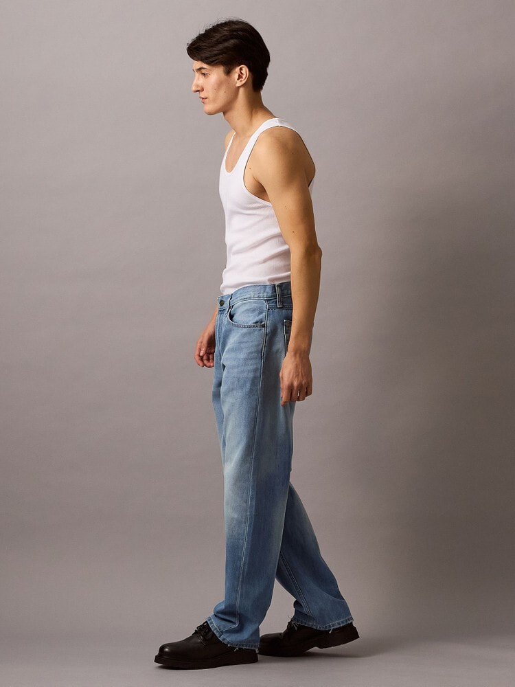 [90s Straight]ジーンズ(デニムパンツ)  - 90s ストレートジーンズ [ROWOON / ロウン着用商品] 9