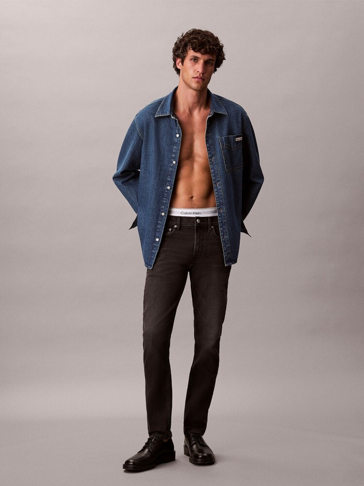 極美品　カルバンクラインジーンズ　エンブロイダリースウェット　XL Calvin Klein（カルバン・クライン）の「モノグラム エンブロイ
