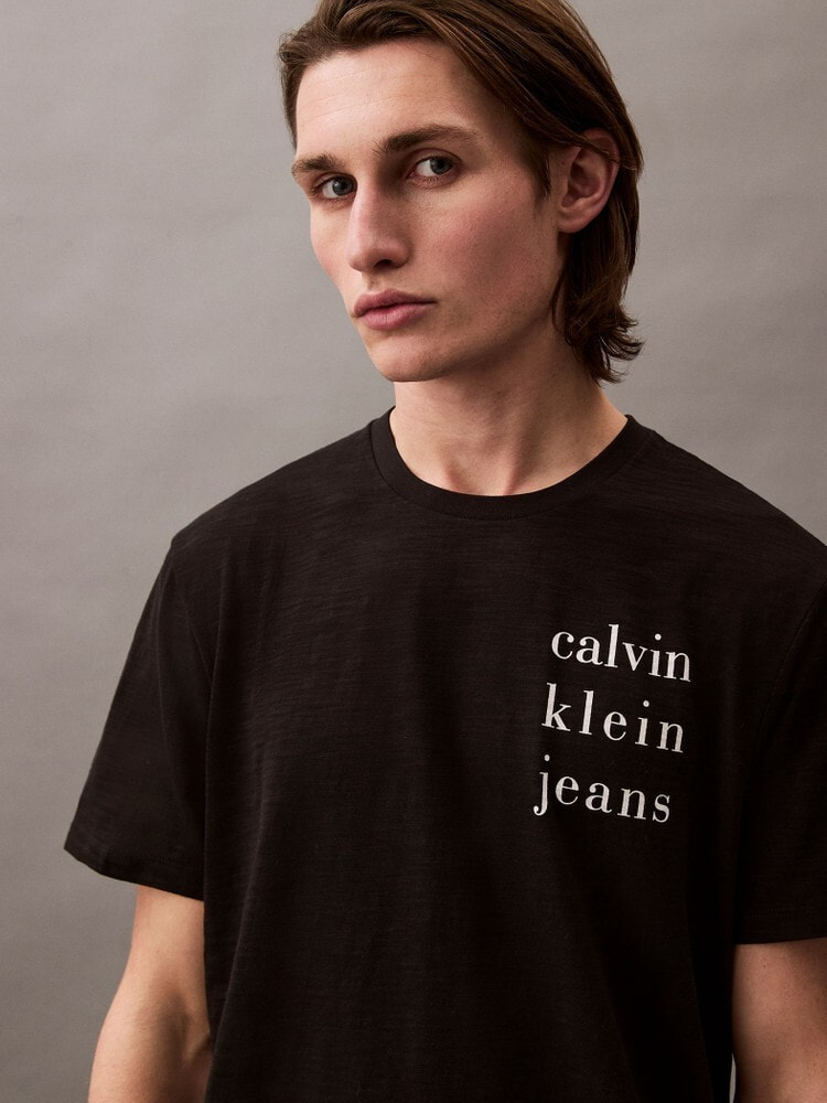 Tシャツ - カルバンクラインジーンズショートスリーブスラブT