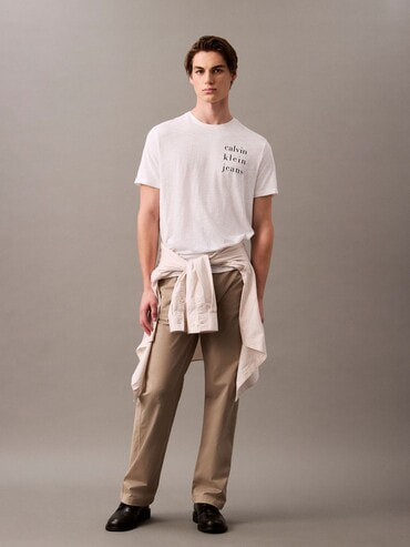 Tシャツ - カルバンクラインジーンズショートスリーブスラブT