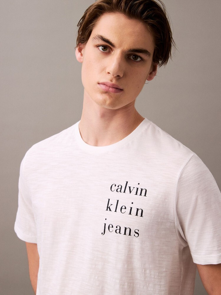 Tシャツ - カルバンクラインジーンズショートスリーブスラブT