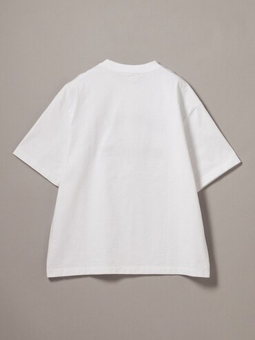 新品タグ付きアンスリードバックラインTシャツ 2点以上でさらに10%OFF】Tシャツ - リラックスクルーネックバー