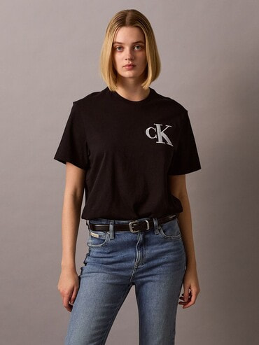 Tシャツ - 20s バーシティロゴパッチクルーネックTシャツ