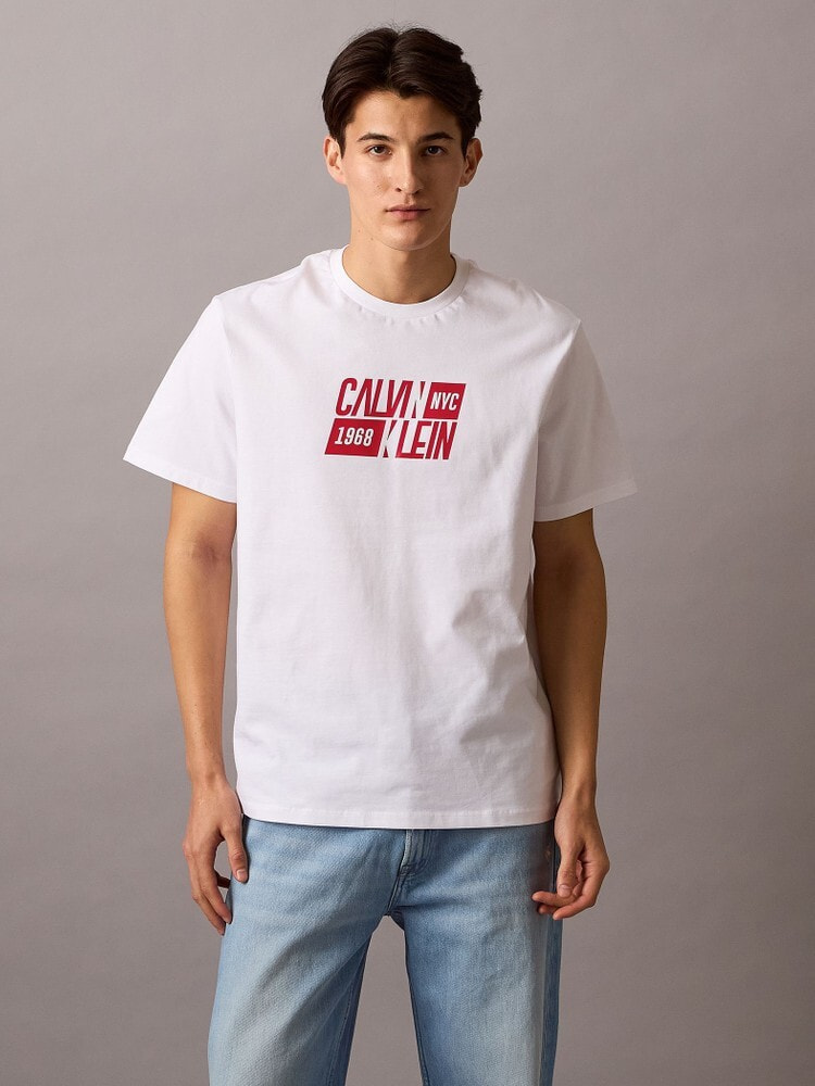【MARIE CLAIRE】★ラベル パンチング レイヤード Tシャツ★ 2点以上でさらに10%OFF】Tシャツ - ロゴプリントクルーネックT