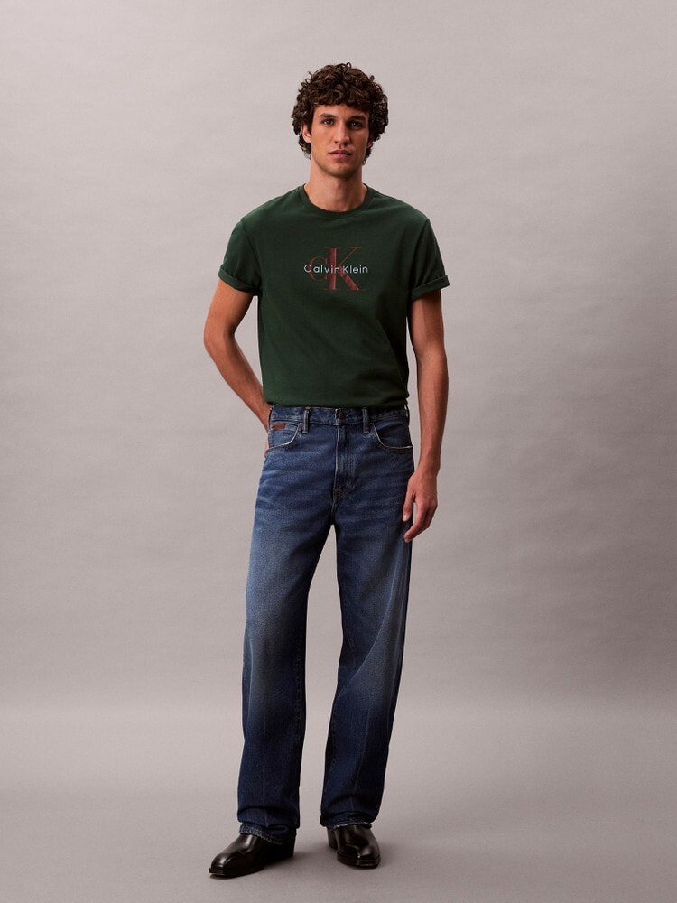 【 】CK Jeans★ロゴポロ半袖ワンピース★送料無料 Calvin Klein tシャツ 「Calvin JEANS/カルバンクライン