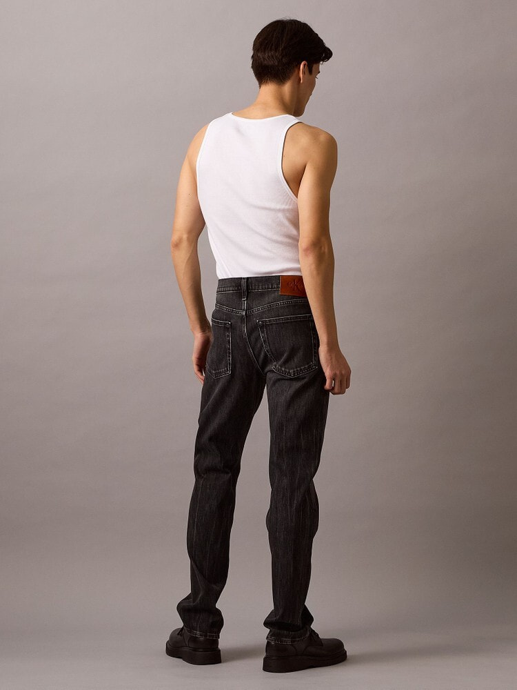 【 】★CK Jeans ストレートジーンズ★送料無料★ CALVIN KLEIN】☆CKJ リラックスストレートジーンズ☆送料無料