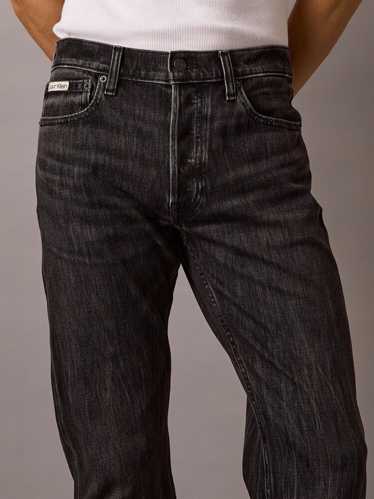 【 】CKJEANS ストレートブラックジーンズ★送料無料 ストレートブラックデニム | Straight black denims(chiica select)