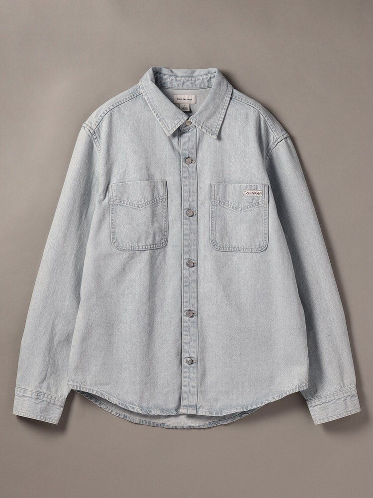 2点以上でさらに10%OFF】デニムシャツ - ゴールデンロッド